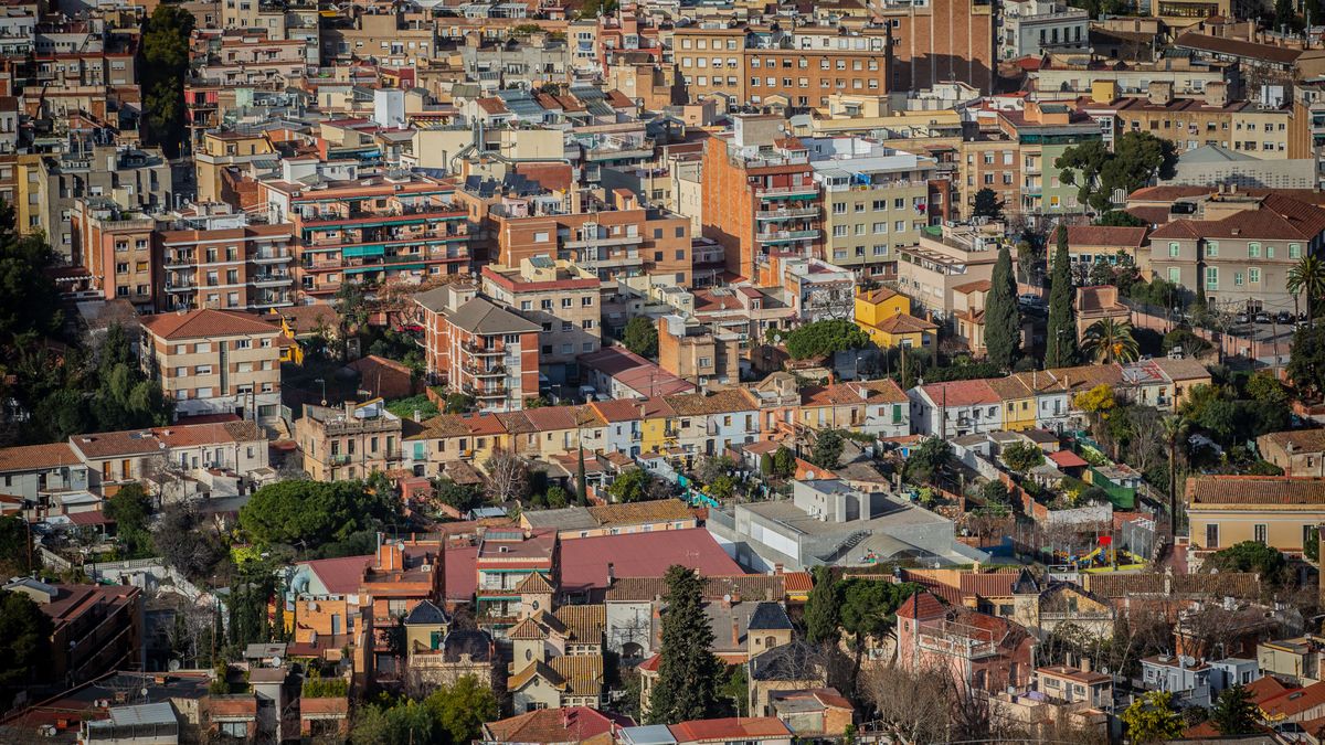 Panorámica de la ciudad de Barcelona Panorámica de la ciudad de Barcelona
