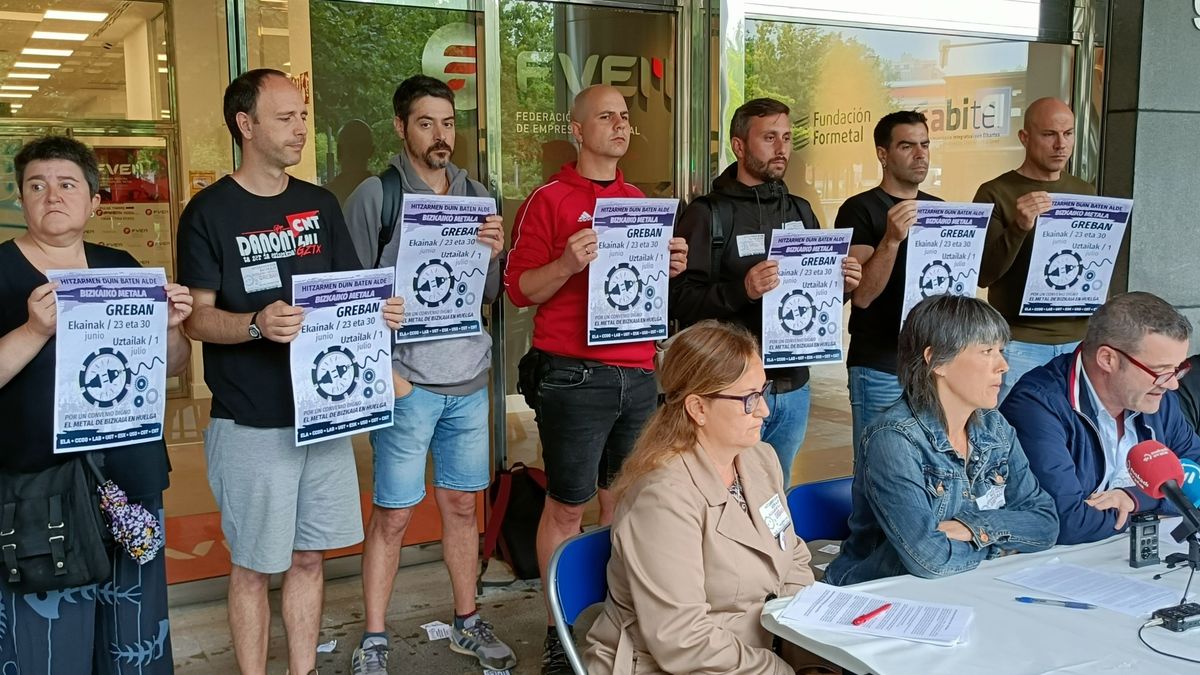Sindicatos del Metal convocan huelgas en Euskadi