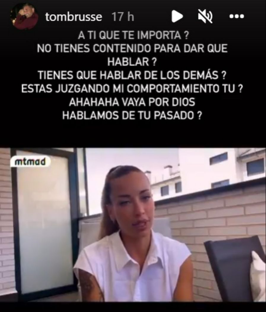 Tom Brusse contesta a Mayka Rivera