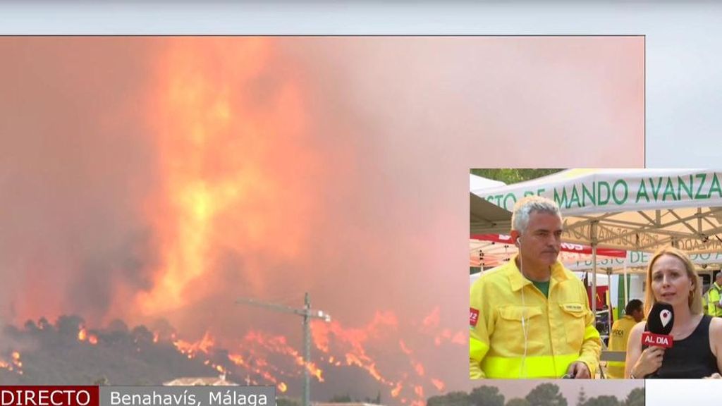 El incendio de Málaga continúa descontrolado: las dificultades a las que se enfrentan los bomberos en esa zona