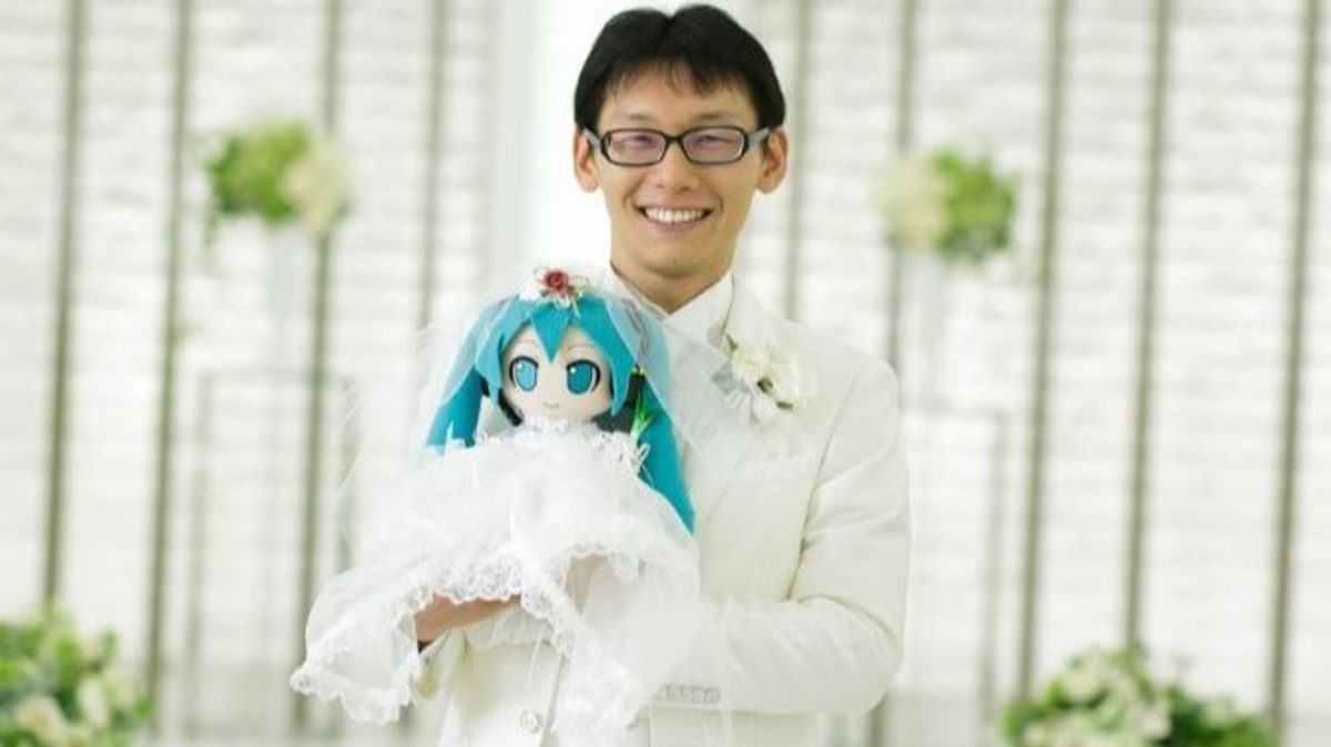 Akihiko Kondo, el día de su boda