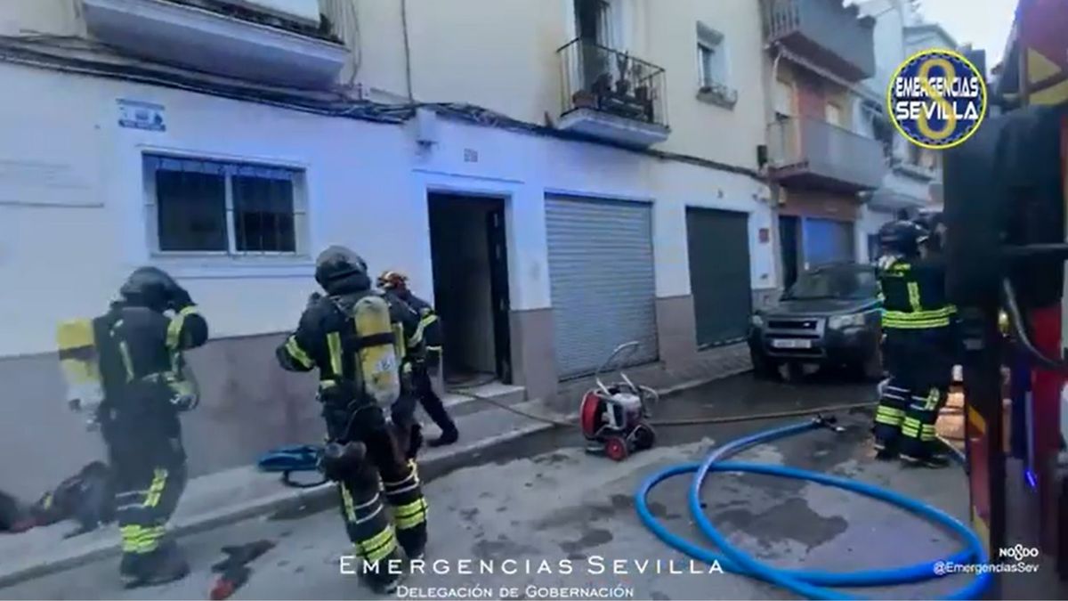 Muere un hombre en el incendio de su vivienda en Sevilla