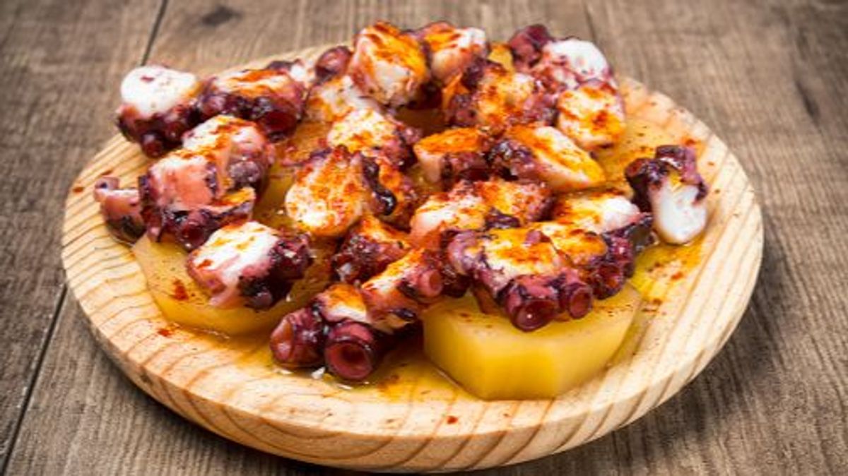 Pulpo a la gallega. Pulpo a la gallega.