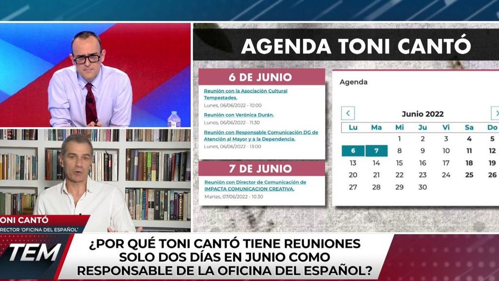 Toni Cantó defiende que su Oficina del Español no es un chiringuito