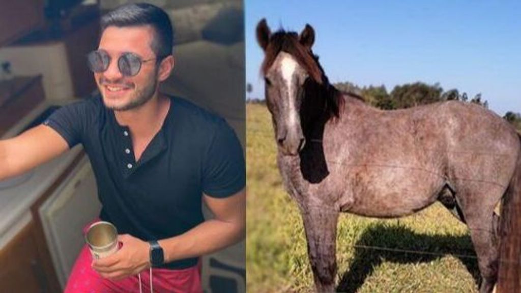 Diogo y su caballo
