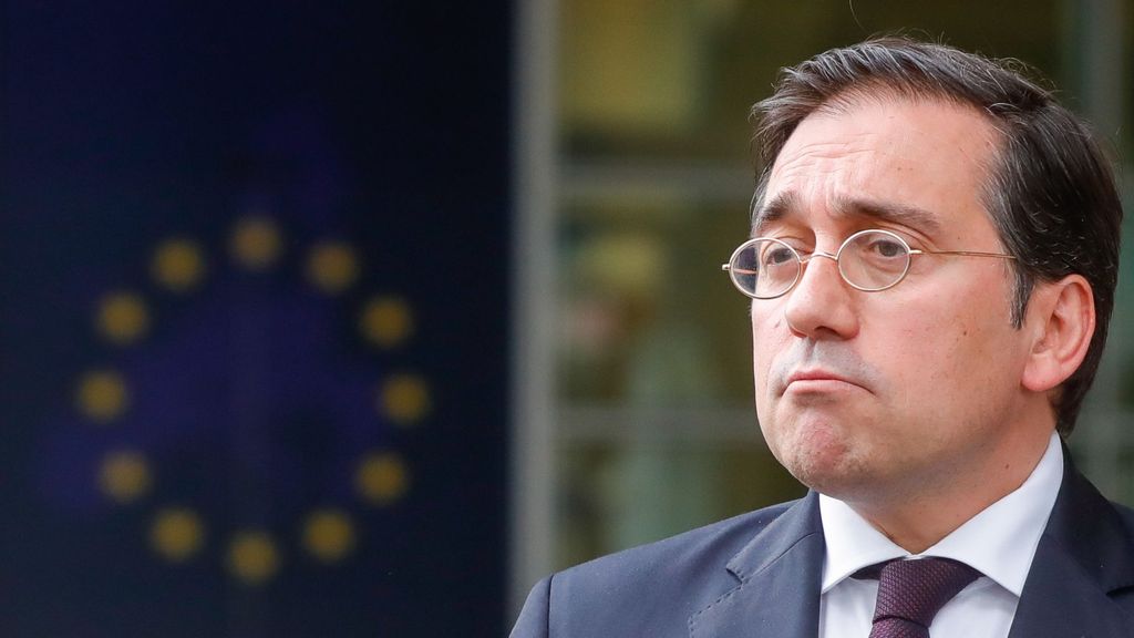 El ministro de Asuntos Exteriores, José Manuel Albares, en Bruselas