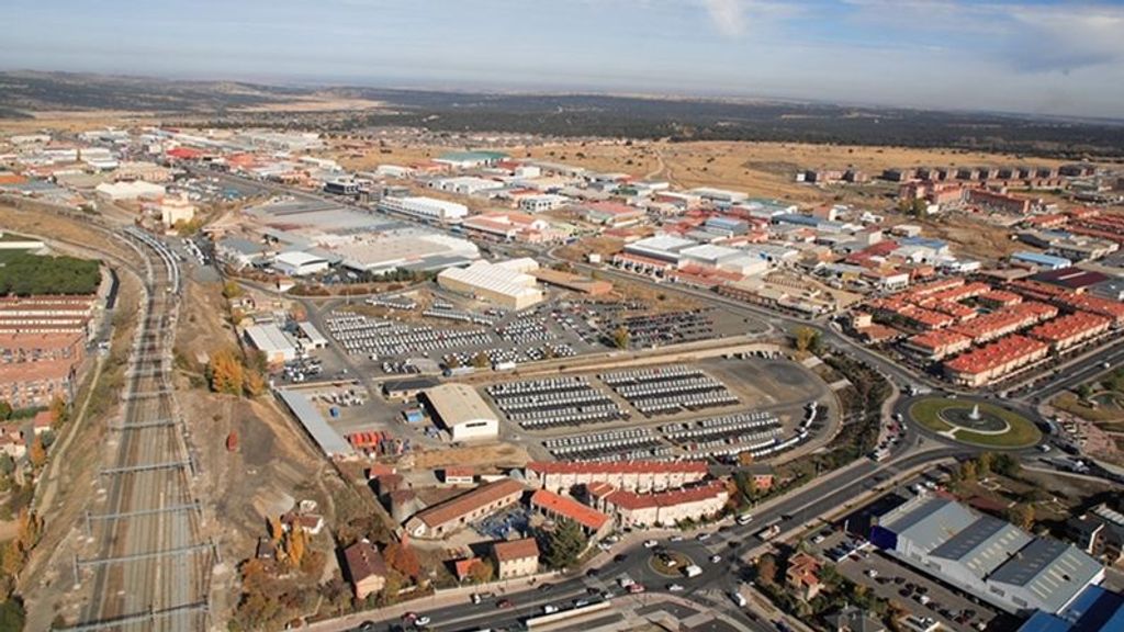 Foto aérea de la planta de Nissan en Ávila