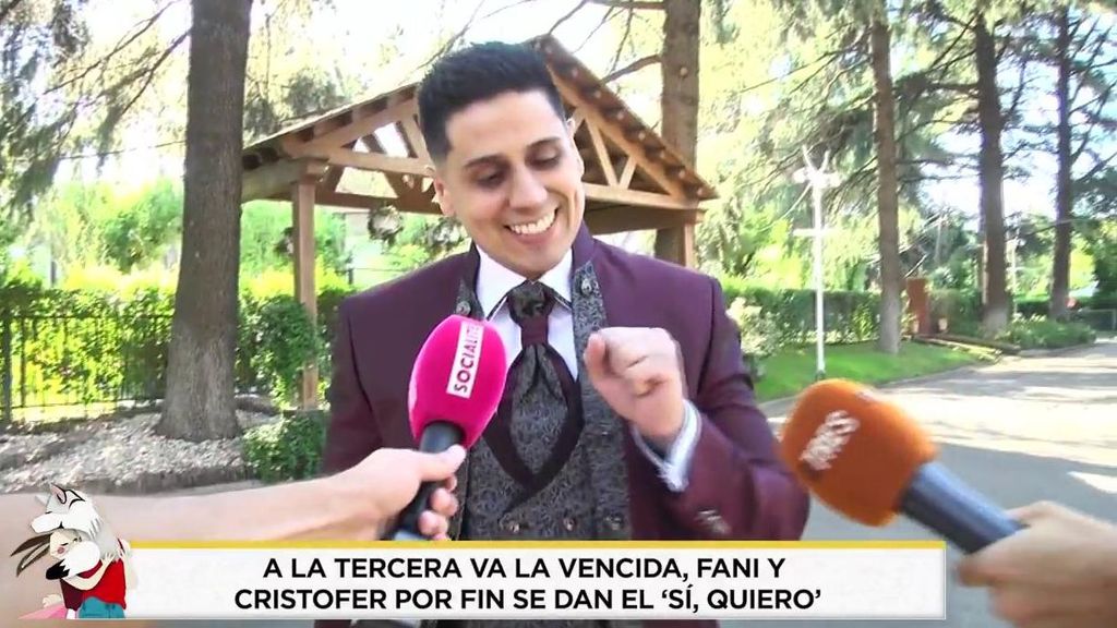 Christofer, vestido de novio