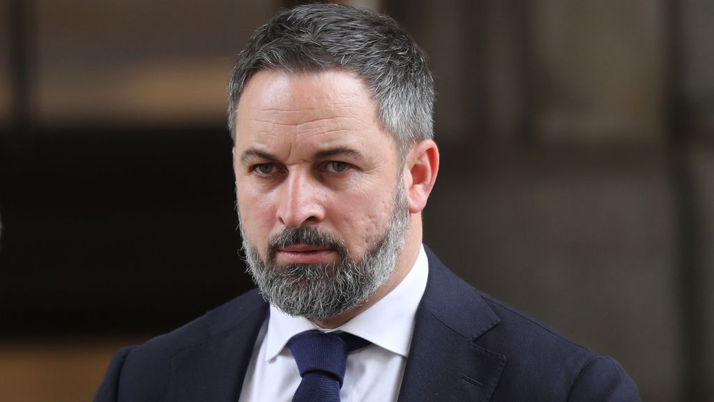 El líder de Vox, Santiago Abascal