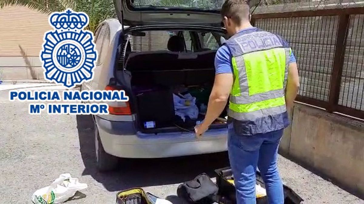 Detenidos en Alicante por robar más de 1.800 kilos de cable de cobre en urbanizaciones de vecinos