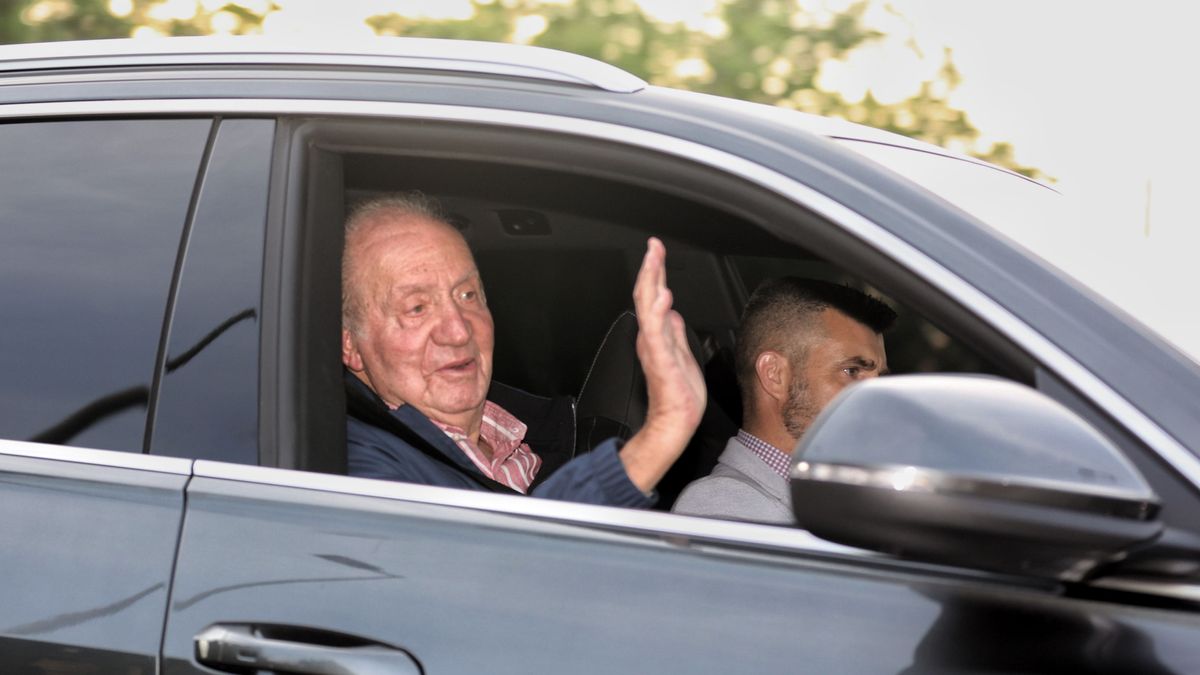 El rey emérito durante su visita a España en mayo El rey emérito durante su visita a España en mayo