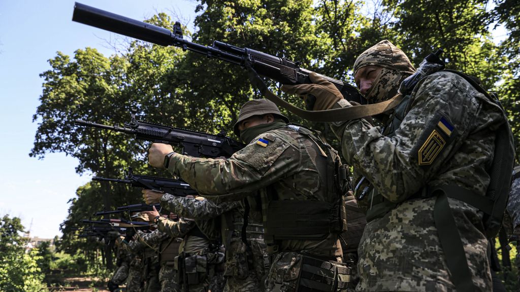 Entrenamiento del equipo de operaciones especiales de Ucrania