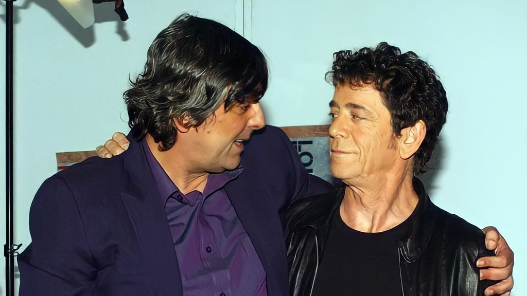 Julián Ruiz con Lou Reed