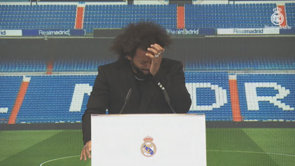 Marcelo se despide llorando del Real Madrid: "No es un adiós, no siento que me vaya"