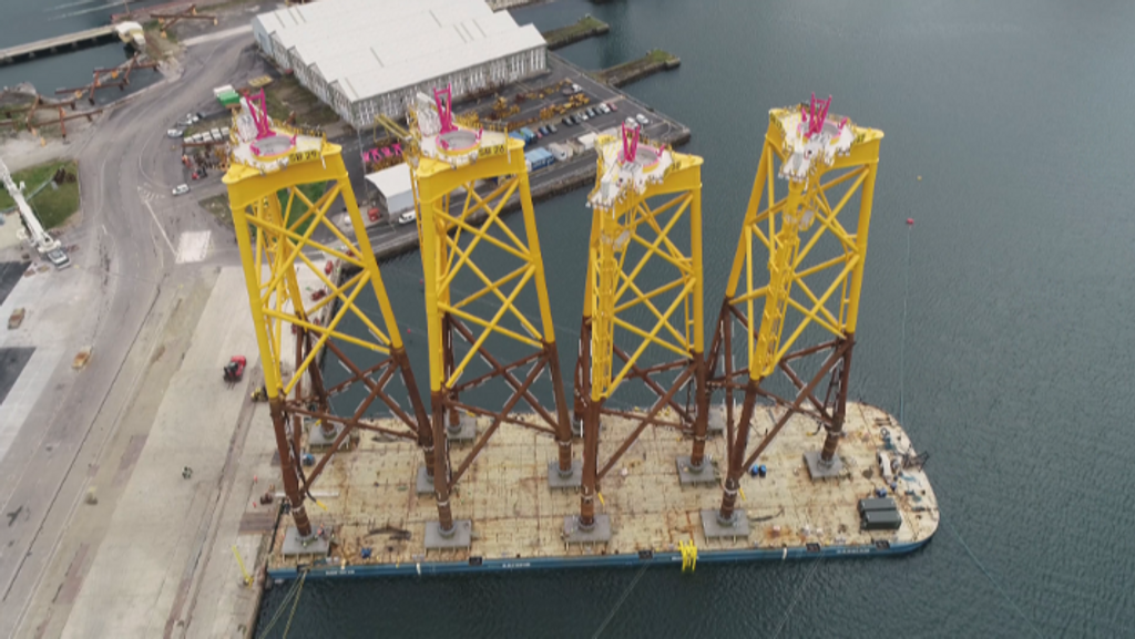 Las primeras 'jackets' de Navantia Fene, listas para zarpar