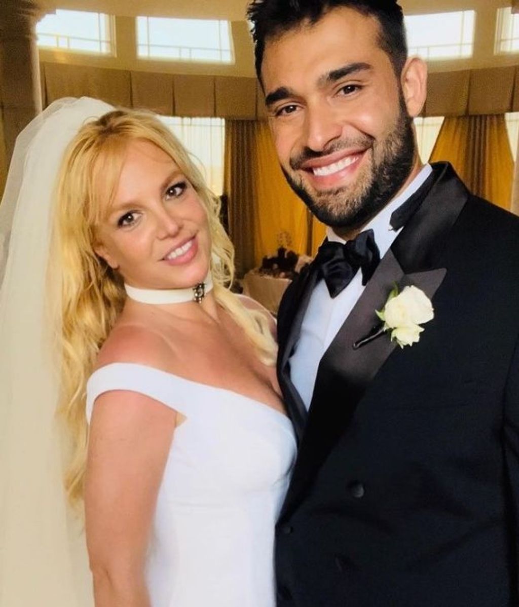 Britney Spears, recién casada con Sam Asghari