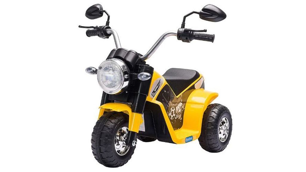 HOMCOM Moto Eléctrica Infantil con 3 Ruedas Triciclo a Batería 6V