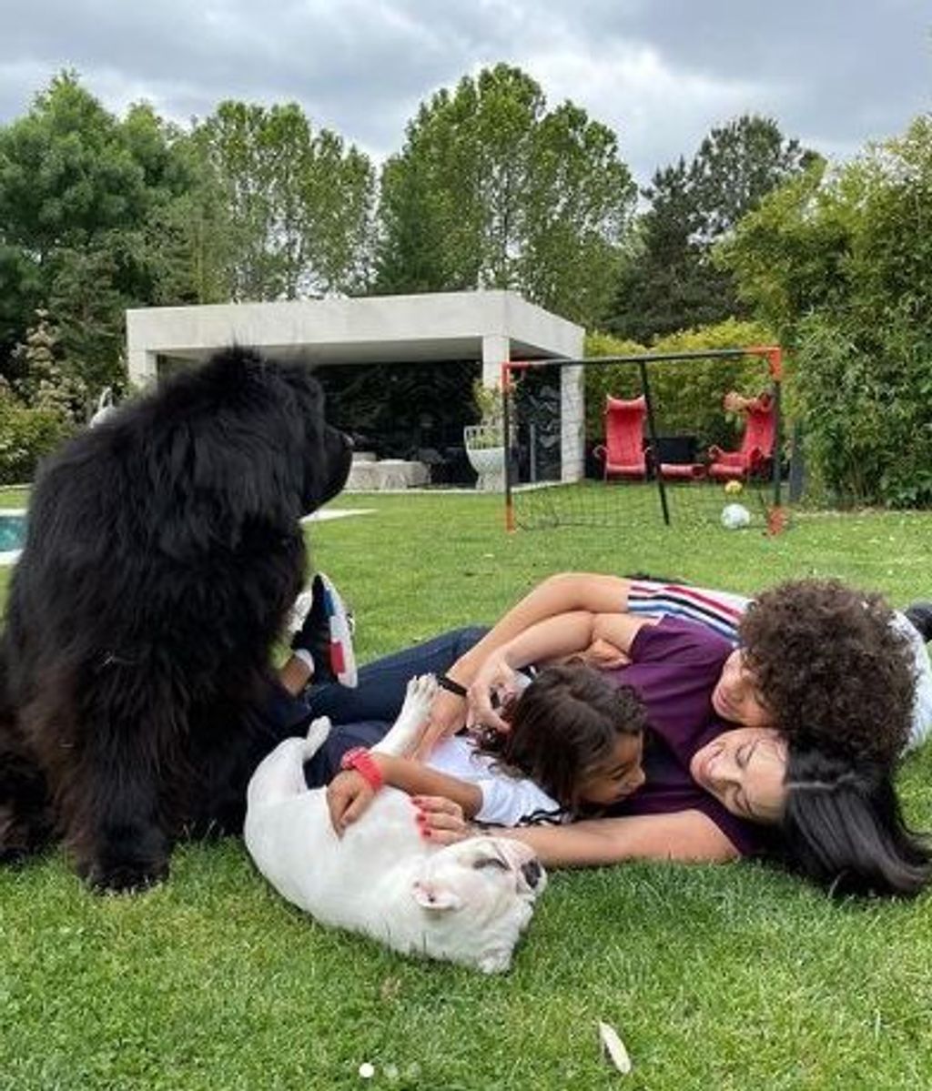 Un momento de felicidad en casa de la familia de Marcelo