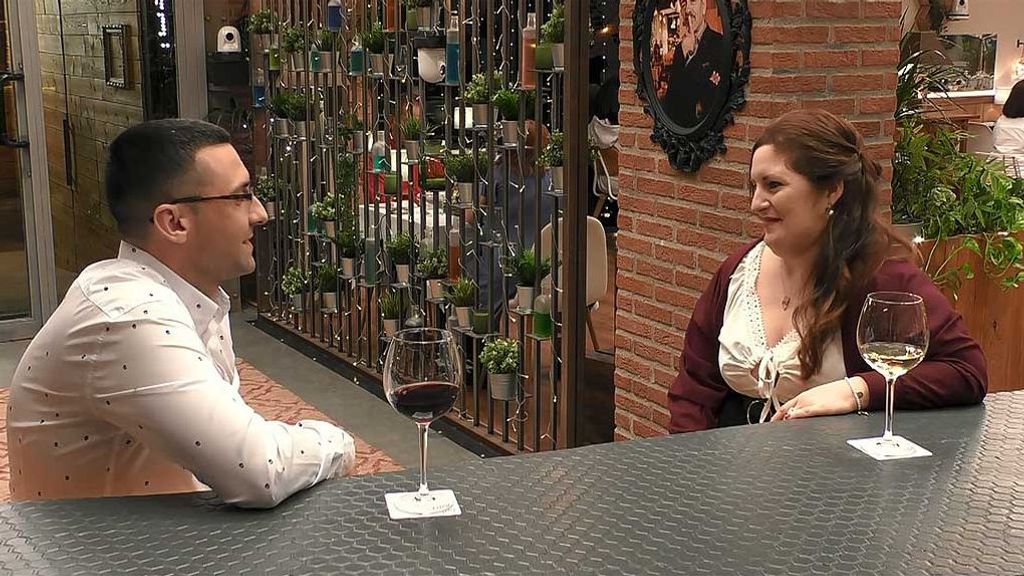 Vero y Dani en 'First Dates'