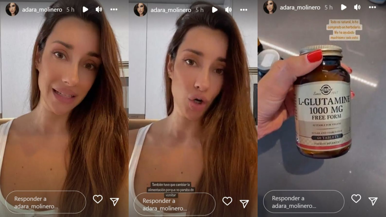 Adara Molinero habla de su estado de salud