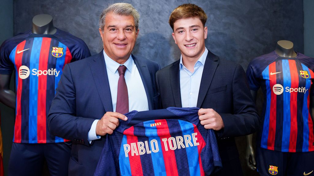 Pablo Torre ya ha sido presentando con el Barça