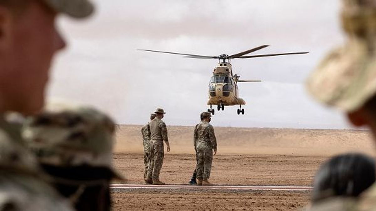 Maniobras conjuntas entre el ejército de Estados Unidos y de Marruecos en territorio marroquí
