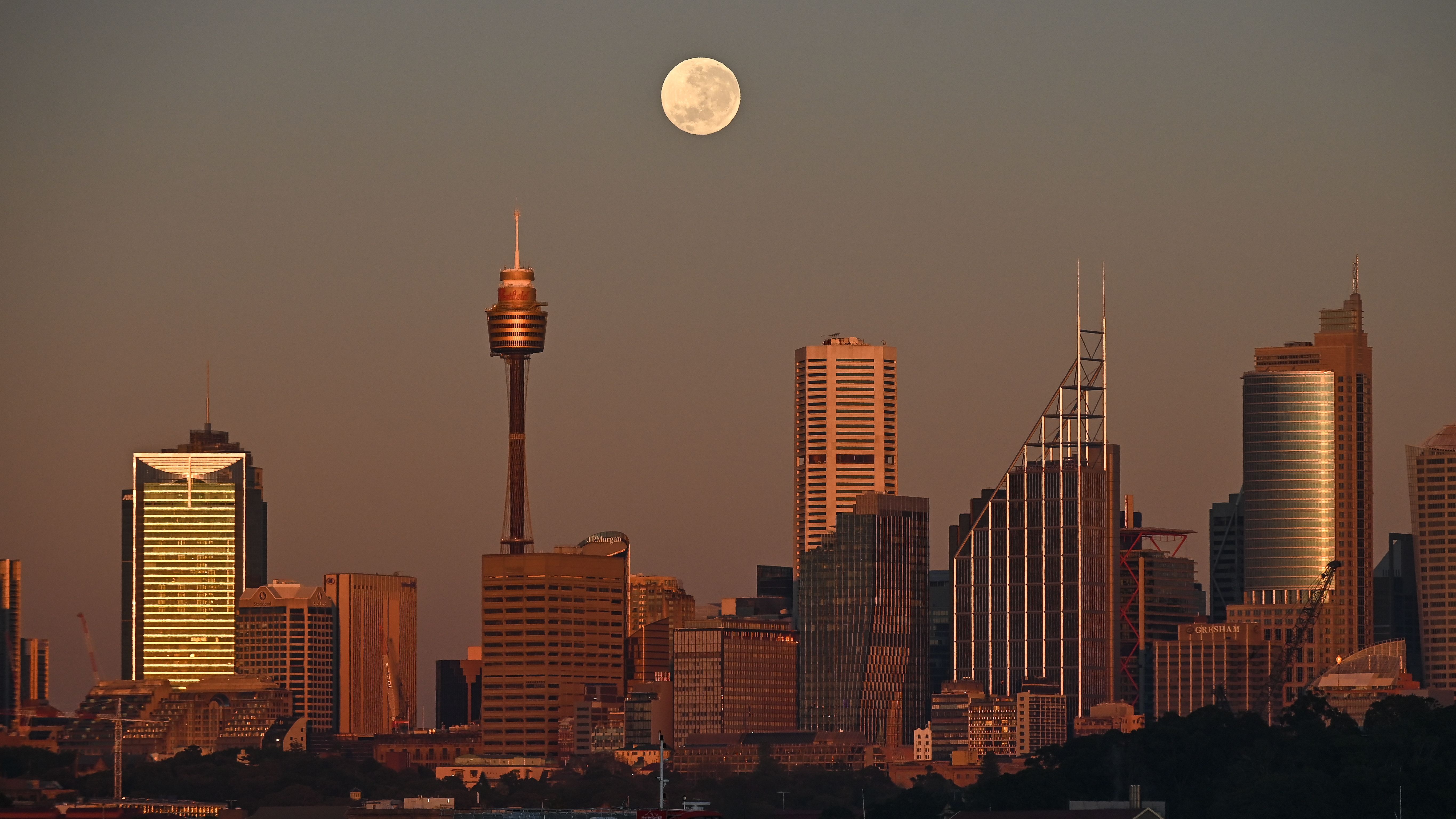 Superluna de Fresa en Sídney, Australia
