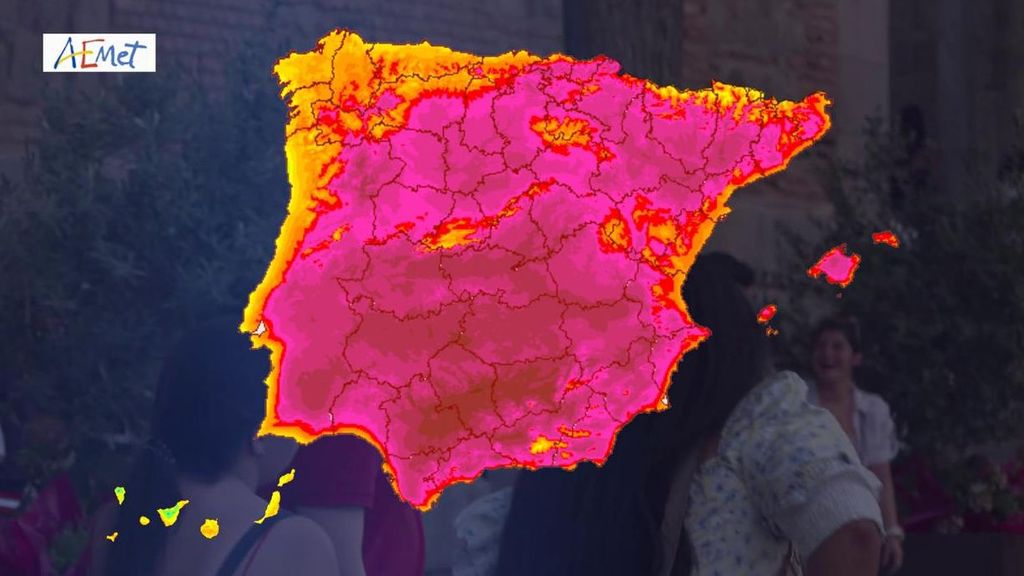 Toda España, menos Canarias, en riesgo por la ola de calor: estas zonas superarán los 40 ºC