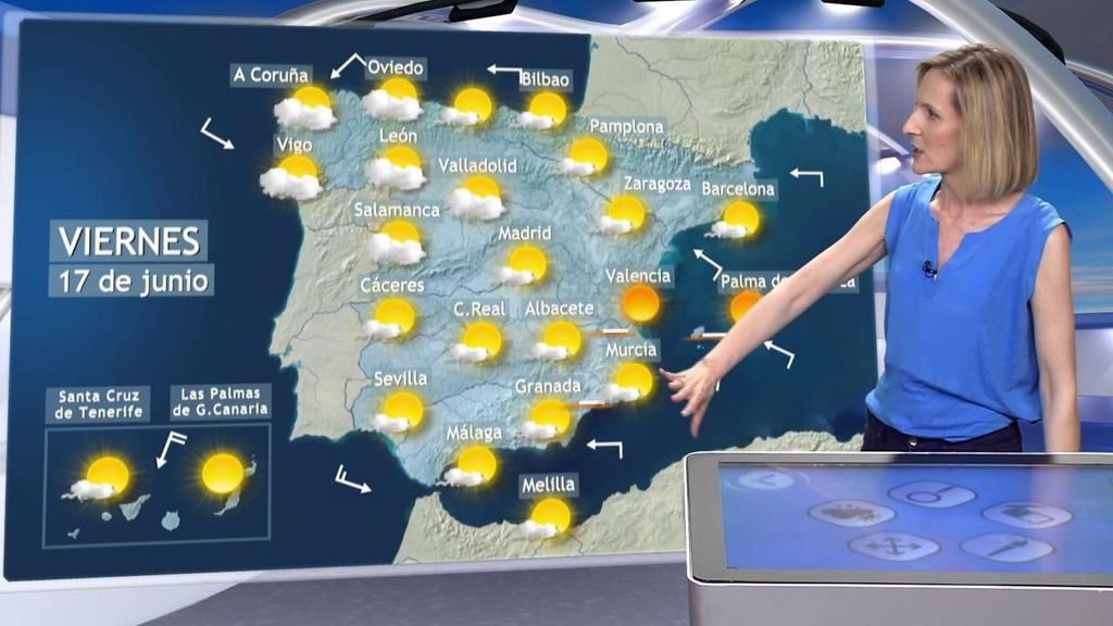 El calor irá a más con 43 ºC en el sur de España: el tiempo para el viernes