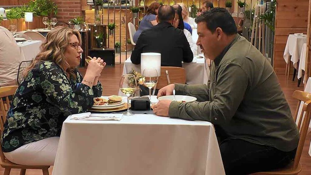 Alicia y Juan Antonio en 'First Dates'