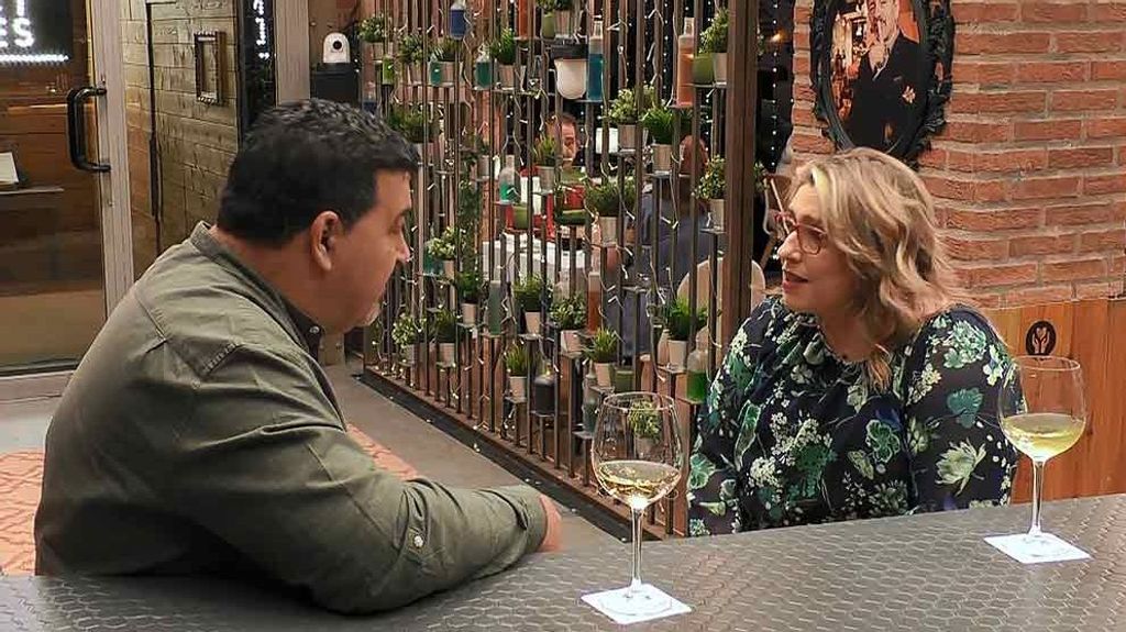 Alicia y Juan Antonio en 'First Dates'