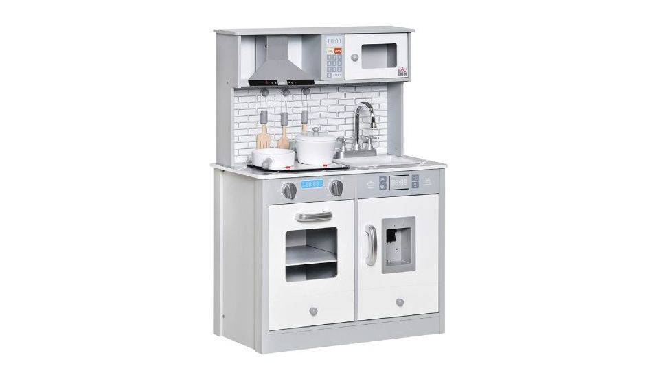 Cocina de juguete de madera Homcom