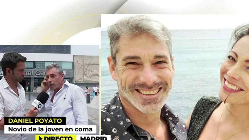 Daniel Poyato, novio de la joven en coma: “No es una Bella Durmiente, tiene el 30% de su cuerpo en carne viva”