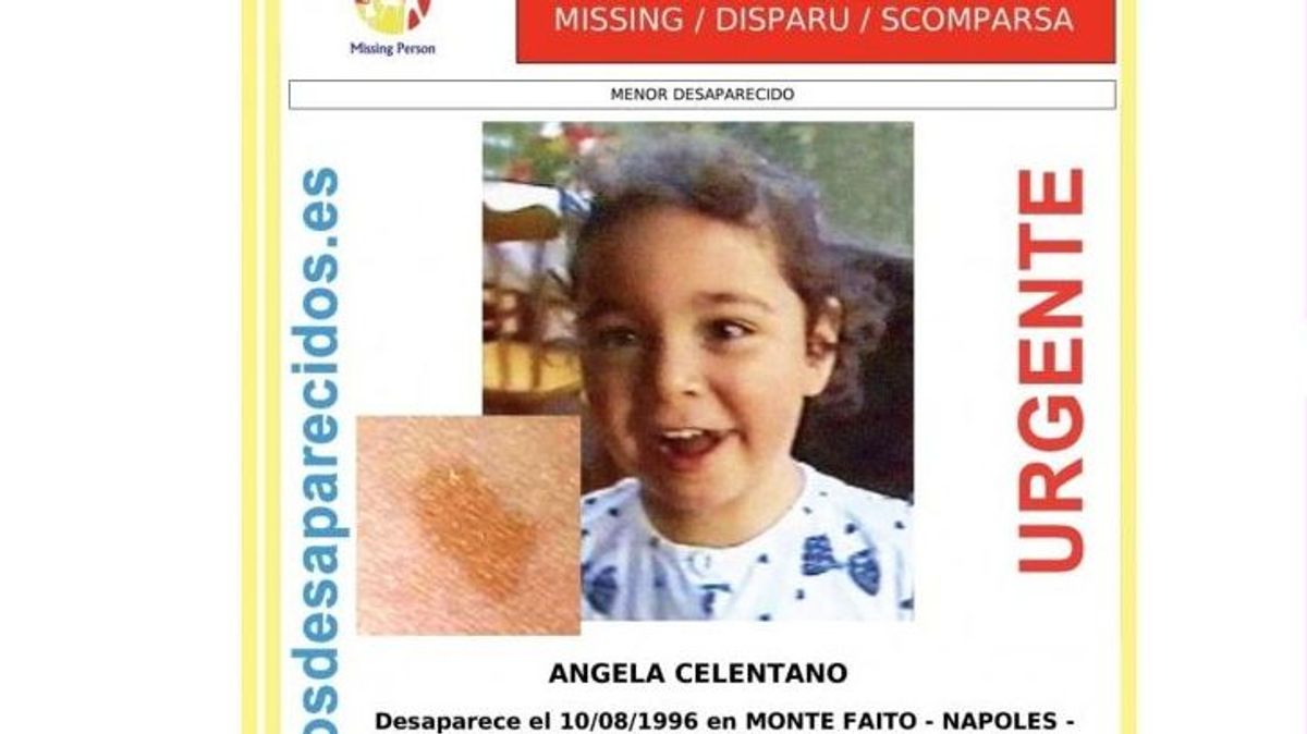 España busca a Angela Celentano, una pequeña italiana desaparecida hace 26 años