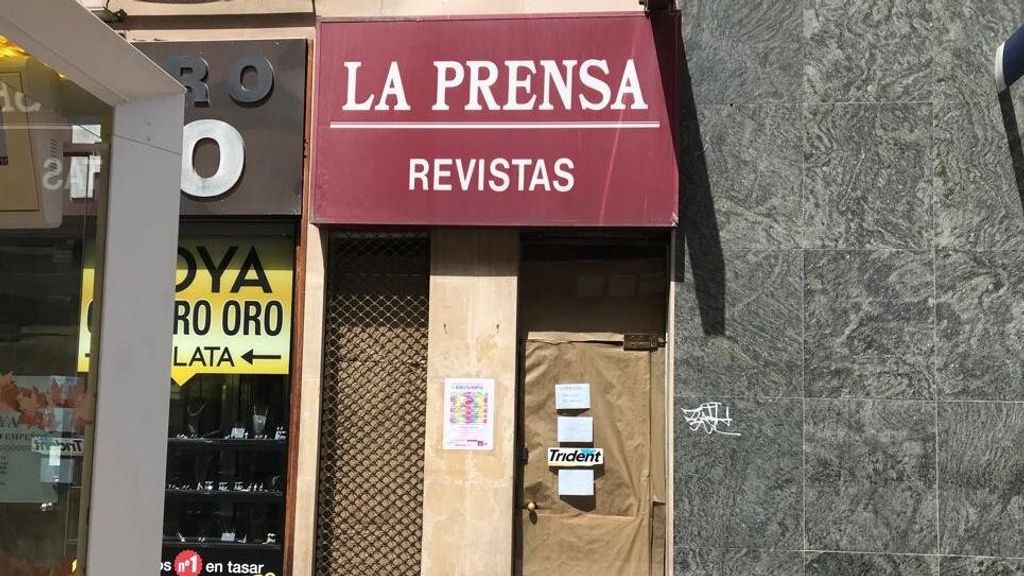 Fachada del local de La Prensa, en la calle La Paz