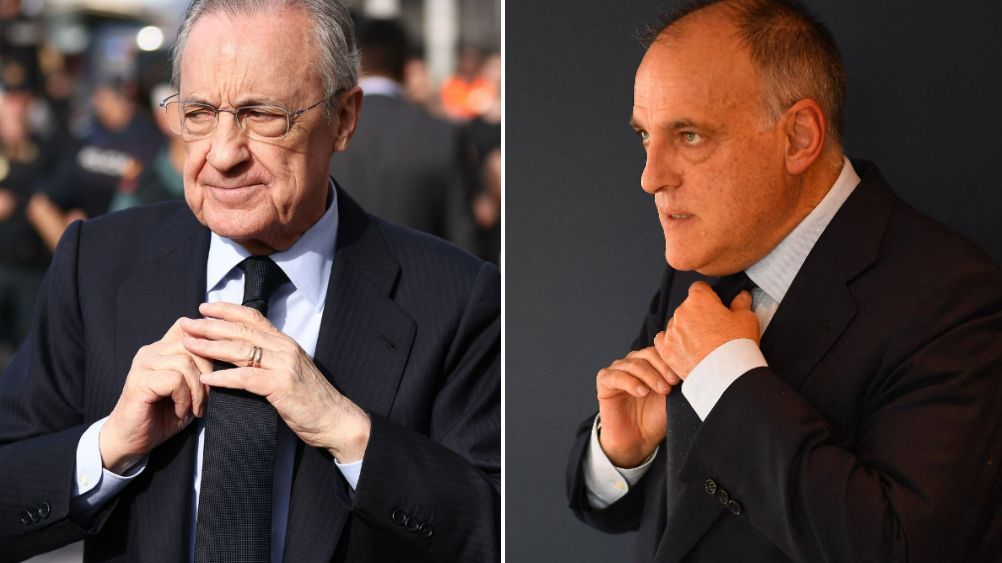Florentino Pérez aviva la guerra con Tebas: "Me siento perjudicado, vamos a llegar hasta el final" Florentino Pérez aviva la guerra con Tebas: "Me siento perjudicado, vamos a llegar hasta el final"
