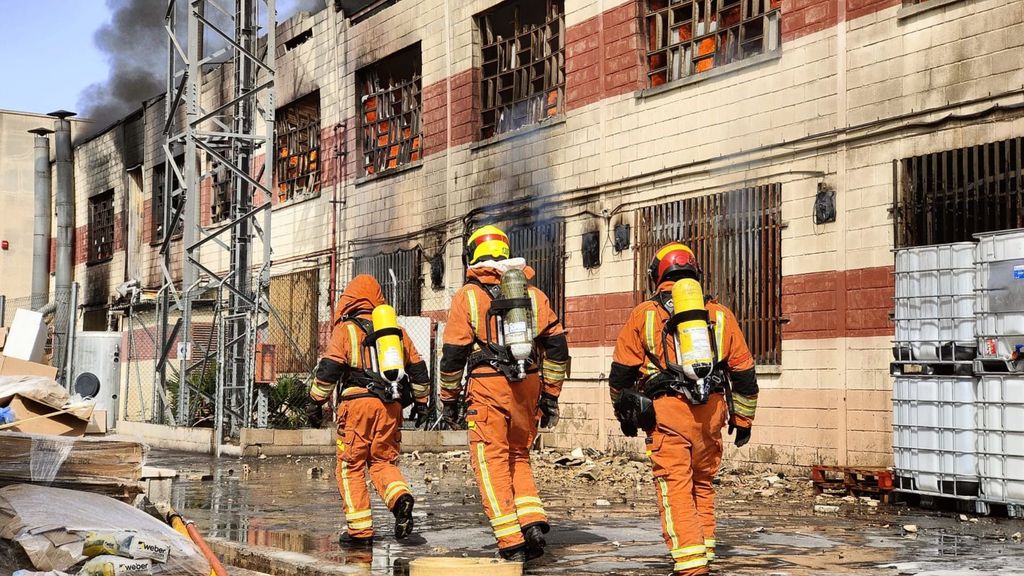 incendio fábrica
