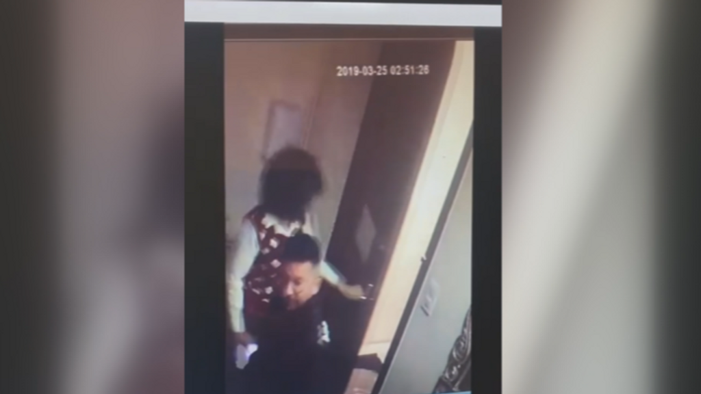 Las imágenes de Jorge Ignacio Palma entrando y saliendo del piso donde habría acabado con la vida de Arliene