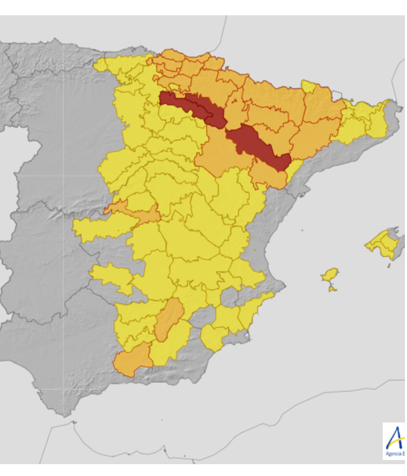 Avisos por calor previstos para el sábado 18