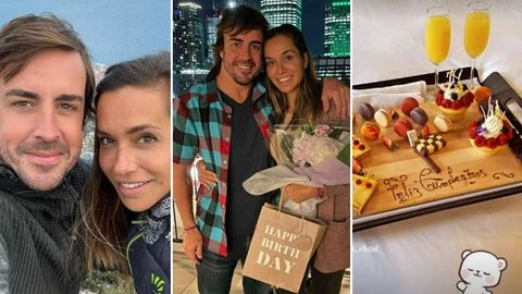  El romántico regalo de cumpleaños de Fernando Alonso a Andrea Schlager