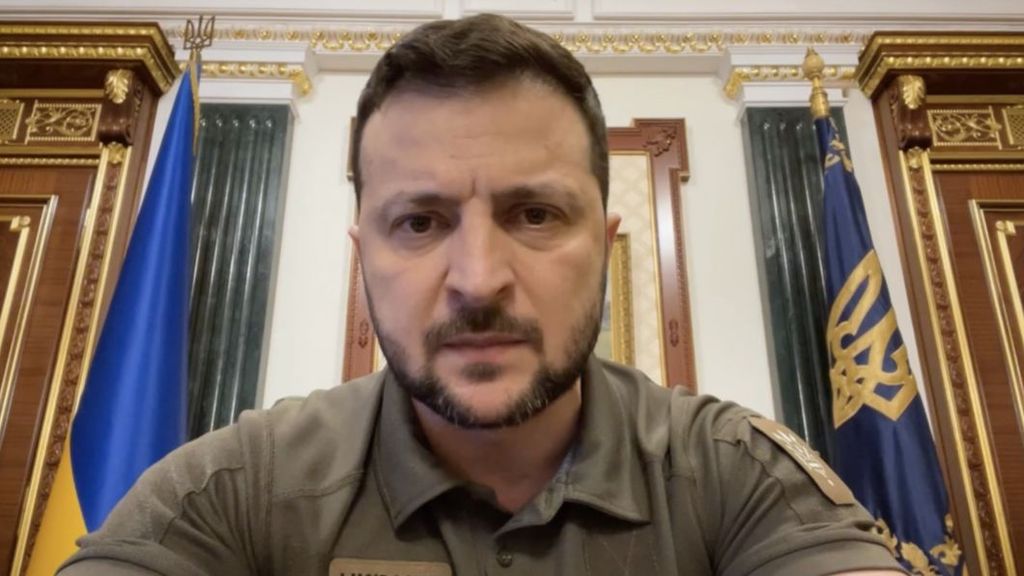 El presidente de Ucrania, Volodimir Zelenski