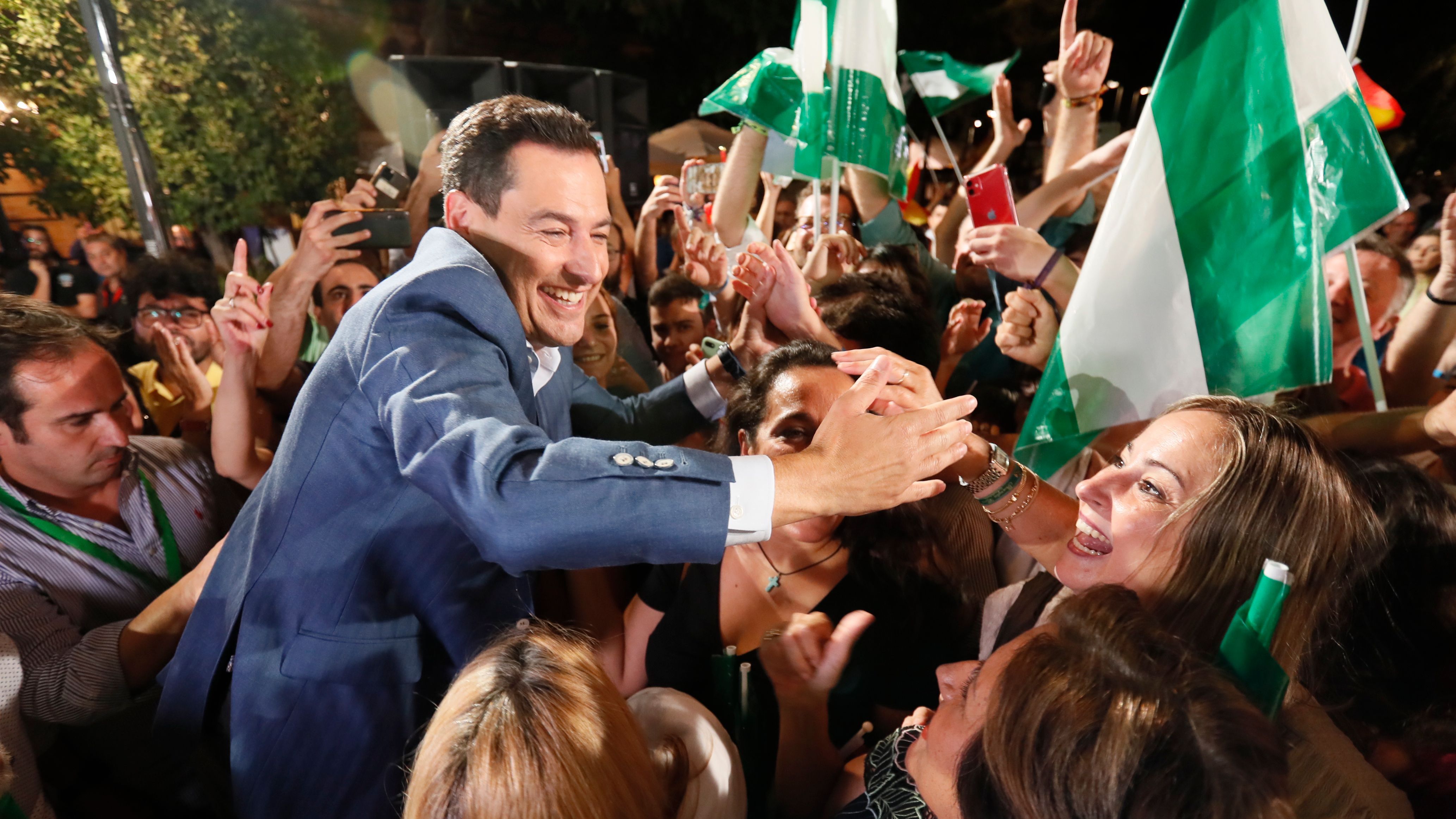 El triunfo histórico del PP en Andalucía y el fracaso del PSOE y sus socios abre un nuevo ciclo político en España