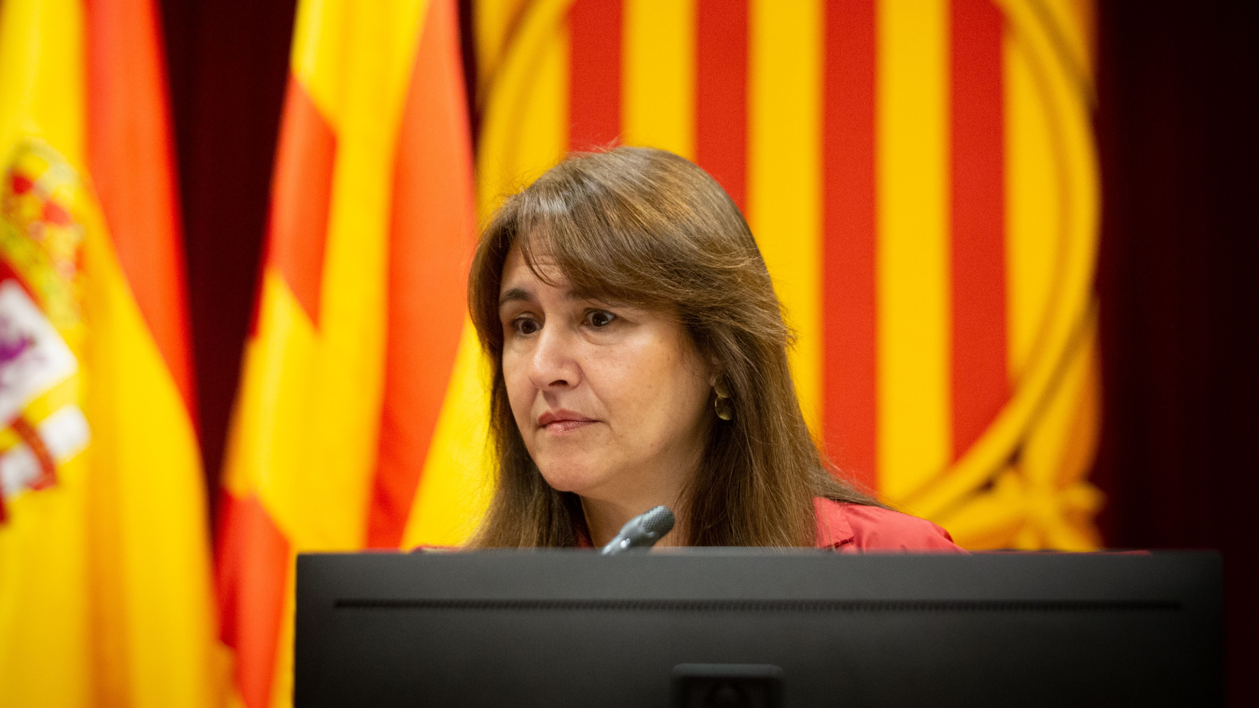 La presidenta del Parlament, Laura Borràs