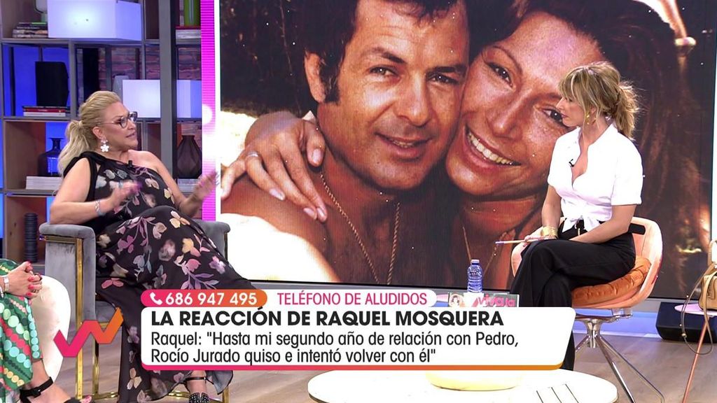 Raquel Mosquera desvela los motivos de la ruptura entre Rocío Jurado y Pedro Carrasco