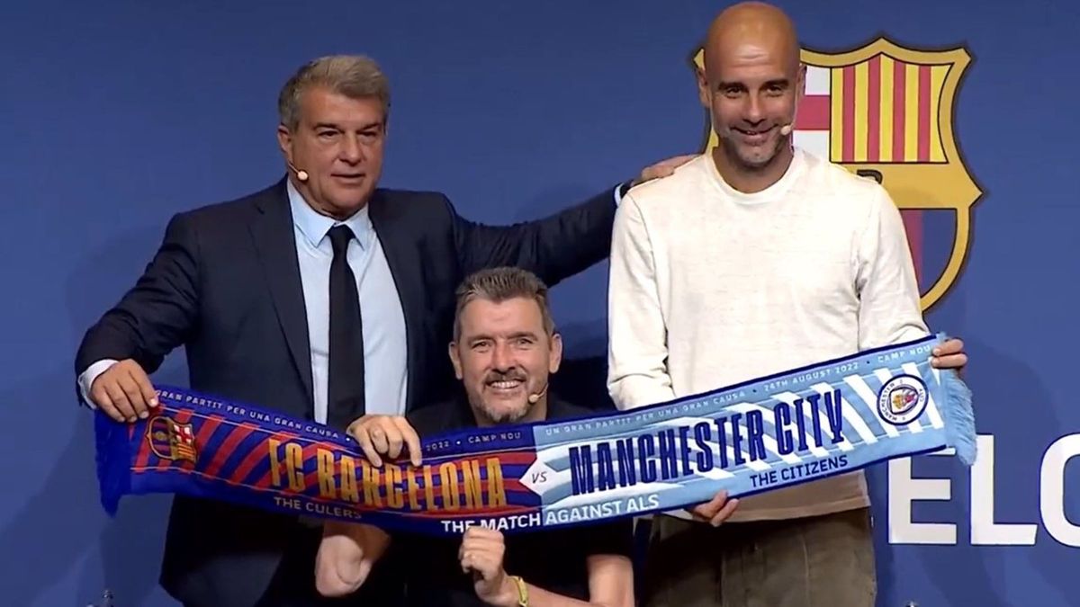Barça y City se enfrentarán para recaudar fondos contra la ELA Barça y City se enfrentarán para recaudar fondos contra la ELA