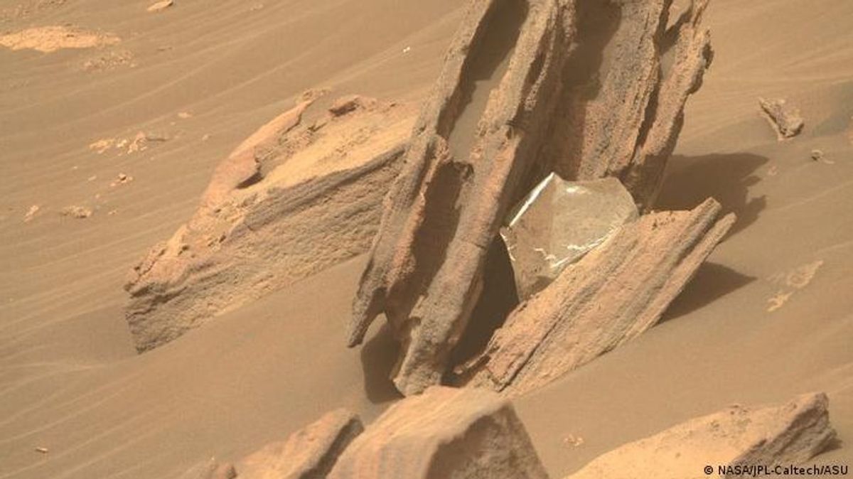 Basura humana en la superficie de Marte