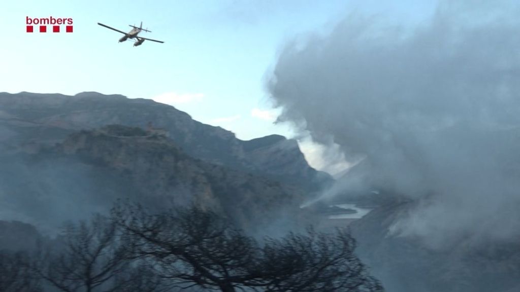 Estabilizado el incendio de Peramola, Lleida