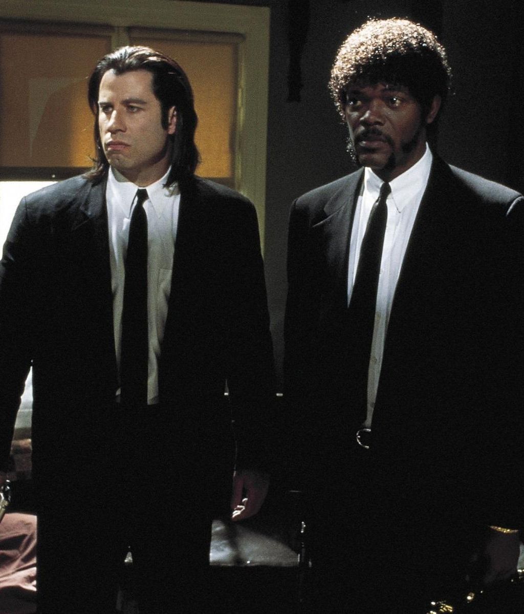 John Travolta y Samuel L Jackson en "Pulp Fiction"