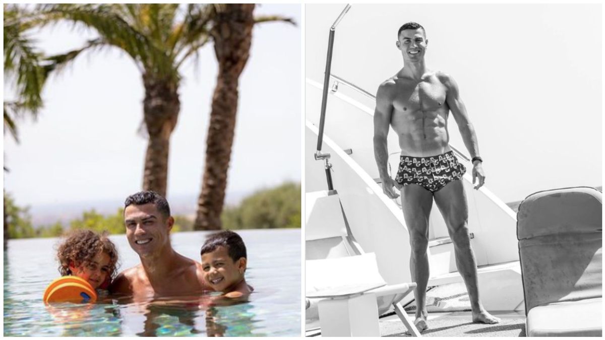 Las lujosas vacaciones de Cristiano Ronaldo en Mallorca: se lleva su Bugatti Centodieci de 8 millones de libras