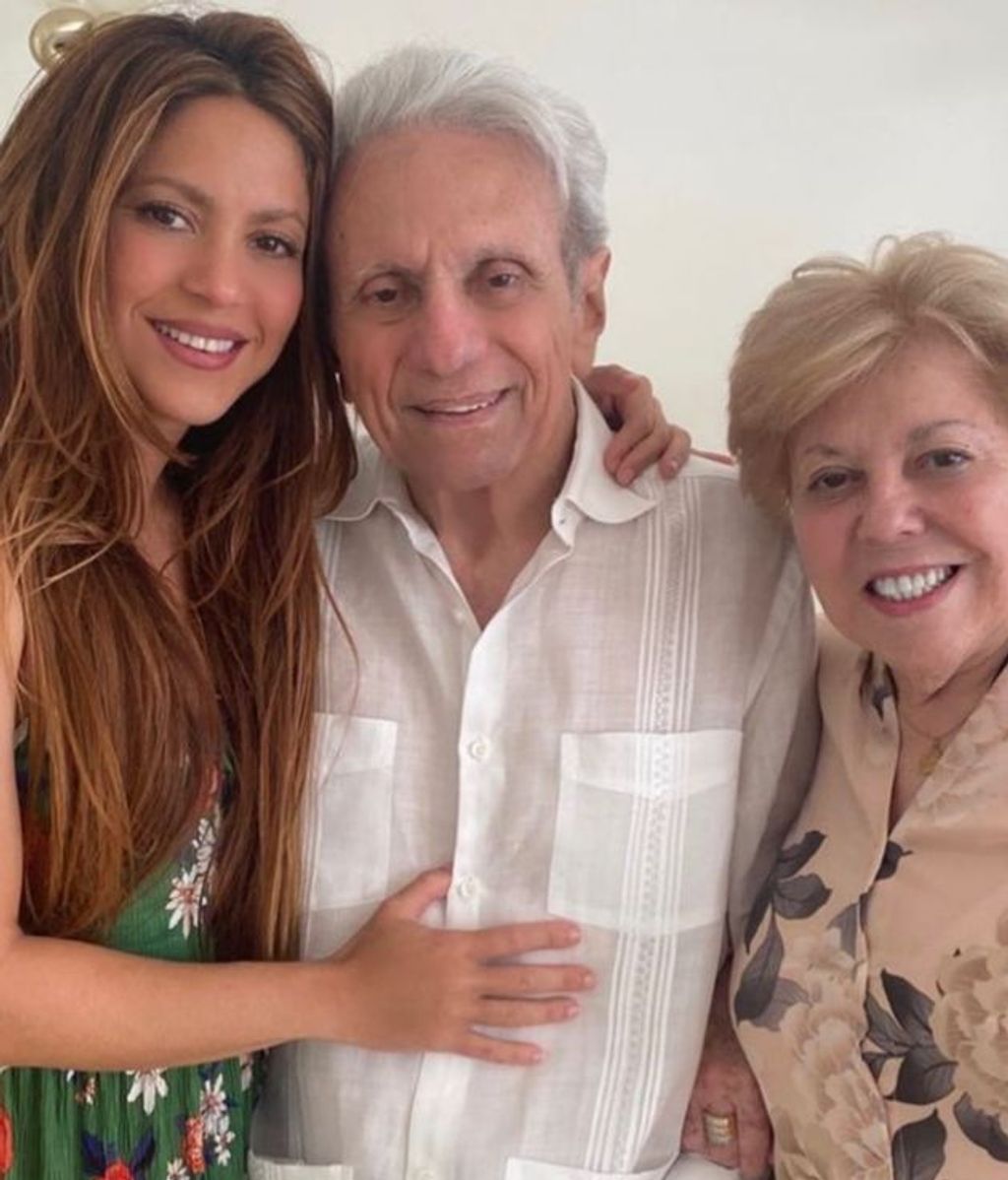 Shakira, junto a su padre